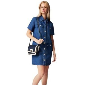 J. Crew Utility pocket dress in denim NWT cc924